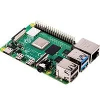 Raspberry Pi 4 model B 4GB LPDDR4, Mainboard grün