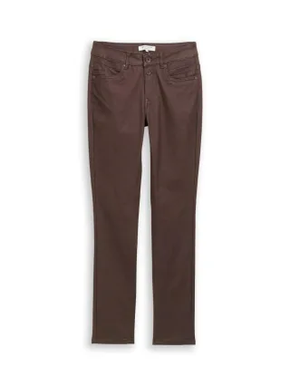 Tom Tailor - Slim Jeans Coated - Ttlene braun - Gr. - 32