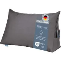 XDREAM Rückenkissen ergonomisches Keilkissen für Bett und Sofa, 1-tlg., als Kopfkissen oder Venenkissen verwendbar, mit praktischem Seitenfach