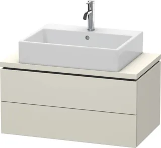 Duravit L-Cube Konsolenwaschtischunterbau wandhängend Taupe Matt 820x477x400 mm - LC580709191 LC580709191