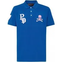 PHILIPP PLEIN Poloshirt SS Multi Skull Logo Polohemd