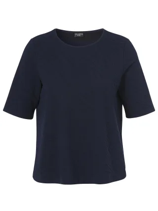 VIA APPIA DUE - T-Shirt Rundhals 1/2 Arm marine - Gr. - 52