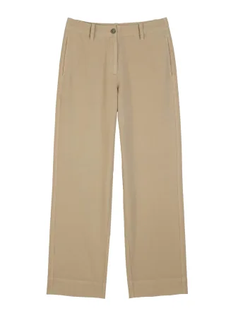 Marc OPolo Casual - Weite Hose - Lande beige/braun - Gr. - 38