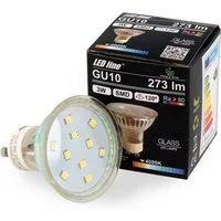 LED-Line LED-Leuchtmittel GU10 3W LED Leuchtmittel Neutralweiß 4000K 273, 1 St.