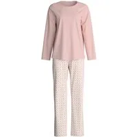 CALIDA Pyjama Cotton Special Damen (2 tlg) weich, atmungsaktiv, komfortabel, elastischer Hosenbund