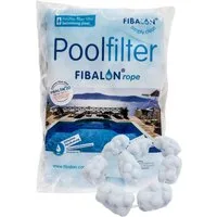 FIBALON® Filterbälle FIBALON®rope weiterentwickelter Poolfilter, mit 8 Netzen Filterbälle, für herkömmliche Sandfilteranlagen, (1-St., entspricht 25 kg Filtersand, 700g anderer Filterballs), für einfachste Handhabung