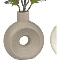 formano Dekovase Candy, Höhe: 15cm, Farbe: Braun, Motiv: Relief