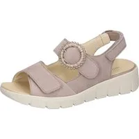 Waldläufer K-ADEA Sandale Sommerschuh, Keilsandalette mit Klettverschlüssen, K-Weite