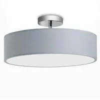 Zedelmaier Lampenschirm Deckenleuchte Deckenlampe mit Stoff, ohne Leuchtmittel, SchirmØ 38 cm, für Wohnzimmer Schlafzimmer Flur