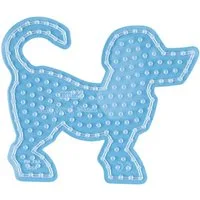 Hama Bügelperlen Hama Maxi-Stiftplatte Hund, transparent