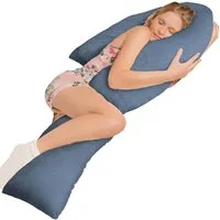 Traumreiter Seitenschläferkissen J Visco Seitenschläferkissen mit Bezug Velour Deluxe