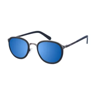 Jossie Damen-Sonnenbrille aus Metall in Ovalform
