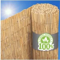 urfence Sichtschutzzaunmatten aus Schilf - 90x300 Schilfmatte - Sichtschutz Balkon Terrasse Garten, Balkonsichtschutz Windschutz Sonnenschutz - Gartenzaun Schilfrohrmatte