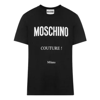 Moschino - "Couture Milano" T-Shirt für Herren (Schwarz)