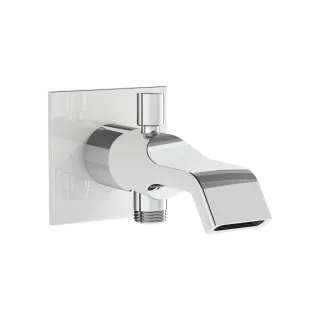VitrA Suit Wanneneinlauf mit Handbrausanschluss Wandmontage Ausladung Auslauf 15 cm Chrom,A42918 A42918