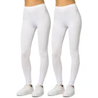 Merry Style Leggings 2er Pack Viskose Damen Lang Hose MS10-143 (2-tlg)