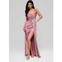 OMBRE Abendkleid Elegantes Abendkleid mit Strass-Applikation