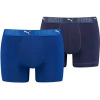 PUMA Boxershorts PUMA MEN SPORT COTTON BOXERS 2P (Packung, 2er Pack) mit Markenschriftzug im Bund