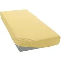 bellana Spannbettlaken bellana Aqua mit Elasthan, 160 g/m², Jersey-Elasthan, Gummizug: rundum, (1 Stück), Spannbetttuch für Matratzen bis 35cm Höhe, bügelfrei, faltenfrei