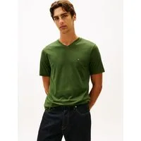 Tommy Hilfiger V-Shirt ESSENTIAL V-NECK unifarben, casual, regular fit, Baumwolle