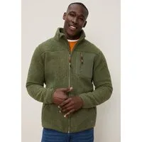 KangaROOS Fleecejacke Teddy Fleece Jacke mit Brusttaschen für den Übergang