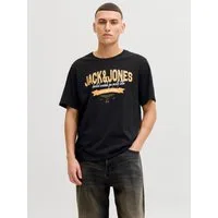Jack & Jones Rundhalsshirt JJELOGO TEE SS O-NECK 2 COL SS26 SN mit Grafikprint