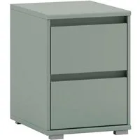 Bega Consult Nachtkommode IKARUS, Salbeigrün matt, 3 Schubladen, B 40 x H 55 x T 48 cm