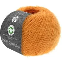 LANA GROSSA PER FORTUNA Häkelwolle, 190 m (flauschiges Kettengarn aus Bio-Baumwolle mit GOTS-Zertifikat), 50 g