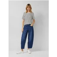 s.Oliver Regular-fit-Jeans Jeans-Hose Ankle-Jeans / Regular Fit / High Rise / Barrel Leg