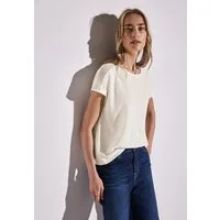 STREET ONE T-Shirt mit Spitzendetail
