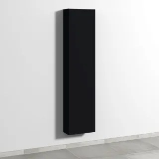 Sanipa 3way Hochschrank mit 1 Tür, Schwarz-Matt SF16508