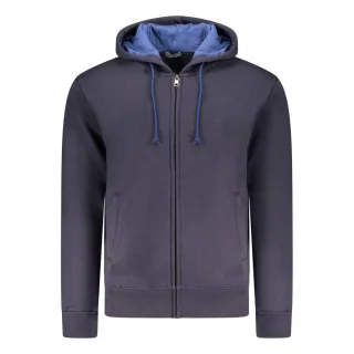 Coveri Moving Blaue Baumwolle Herren Kapuzenpullover