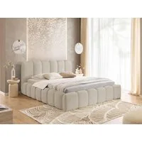 Compleo Polsterbett Wolkenbett Boucle, ERMS SLIM Doppelbett (mit Bettkasten), 120/140/160/180/200x200