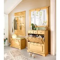 OTTO home Garderoben-Set Klera, (Set, 4-St), 4-teilig, aus massiver Kiefer, FSC®-zertifiziert