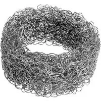 WENKO Schwamm Kalkfänger "Hexi" Metall Edelstahl Ø 4 cm, 2 cm