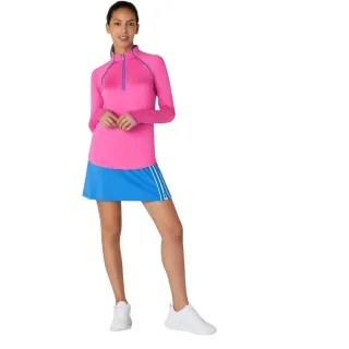 Original Penguin - Sweatshirt für Damen, mit kurzem Reißverschluss, Regulär (Pink)