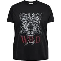 ONLY CARMAKOMA T-Shirt CARLUCY LIFE REG S/S TOP JRS NOOS Baumwolle, regular fit