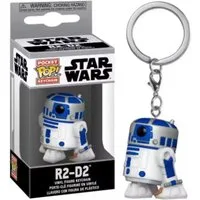 Stelby Schlüsselanhänger Merchandise Figur, Sammelfigur Schlüsselanhänger R2-D2, Star Wars Figur mit Geschenkbox