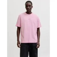 Jack & Jones T-Shirt JCOCLUB BACK TEXT PRNT TEE SS CREW SN mit Print
