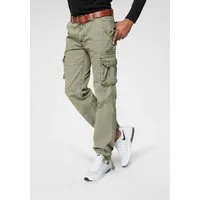 Alpha Industries Cargohose Jet Pant mit seitlichen Cargotaschen und Kordelzug am Beinabschluss