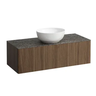 LAUFEN Waschtischunterschrank und Waschtischplatte ALESSI 500x1200x370  H4323150976301