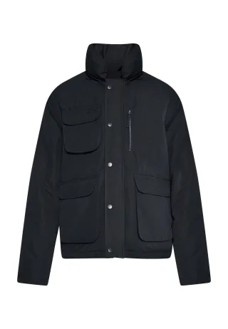 TUFFSKULL Winterjacke Herren schwarz