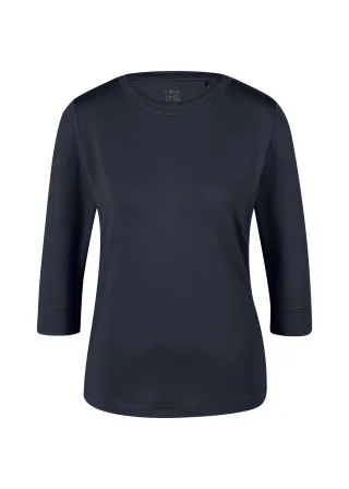 RIANI - Shirt m. Arm deep blue - Gr. - 32