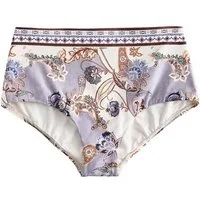 Next Highwaist-Bikini-Hose Hochbund-Bikinihose mit Print (1-St)