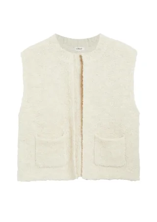 s.Oliver - Strickjacke beige - Gr. - 38