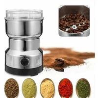 ibettertec Getreidemühle Kaffeemühle Multifunktionale Getreidemühle für den Hausgebrauch Netzkabel, Edelstahlklingen, transparenter Deckel, Ein-Knopf-Bedienung