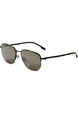 BOSS1538-F-SK-R80-57 Hugo Boss Herren 57mm Matte Dunkelruthenium Sonnenbrille BOSS1538-F-SK-R80-57