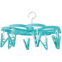 Bestlivings Wäscheständer HT-04753, 4 Stück - 13 Klammern - Mini Wäschespinne zum Aufhängen