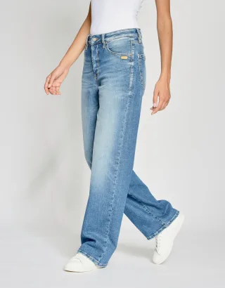 GANG Damen Essentials 94JUL - comfort straight fit Jeans aged midblue