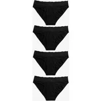 Next Slip Spitzenslips im 4er-Pack, hoher Beinschnitt (4-St)
